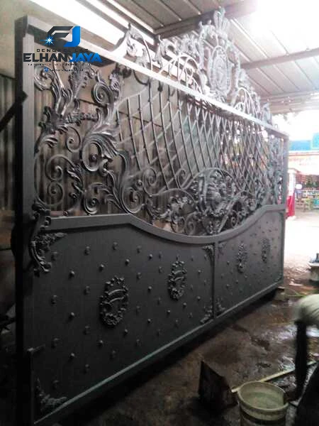 pagar besi tempa bekasi dari bengkel las elhan jaya (7)